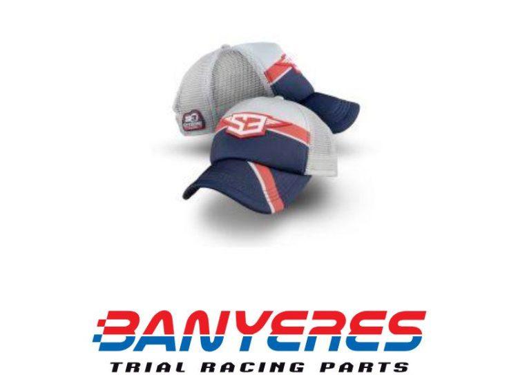 Gorra S3 Racing Team brodat 3D frontal S3 logo teixit de qualitat i malla transpirable