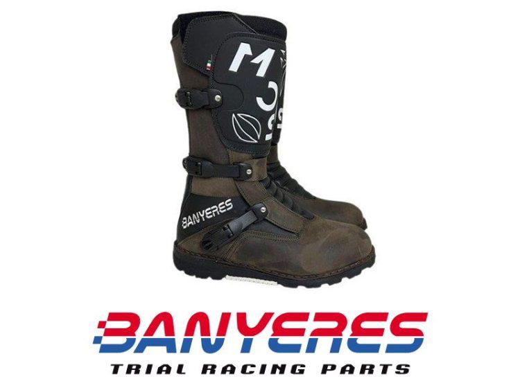 Botes trial MOS model JbanyeresParts fabricades artesanament totalment de pell i color pell.