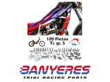 Kit y tuercas de titanio chasis para Montesa Cota 4RT años 2005 - 2026 el kit esta compuesto por 109 tornillos