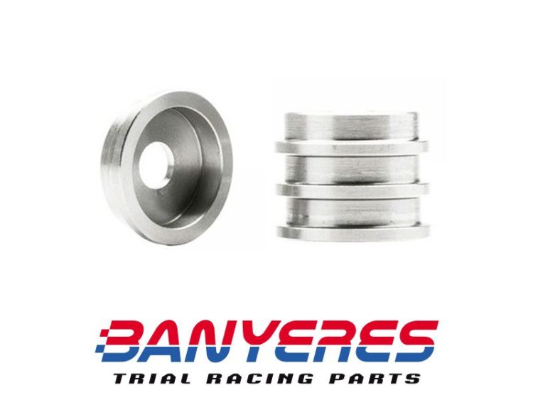 Casquets inoxidable per a disc fre davanter 4 unitats per Montesa Cota 4RT anys 2005 - 2026 pes casquets 34gr.