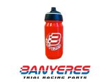 Bote rojo para bebida isotónica de 500ml especial deporte, con dosificador antigoteo Tacx.
