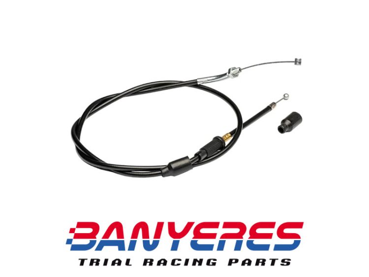 Cavo acceleratore per Montesa Cota 4RT - 4Ride anni 2005 - 2026 con regolatore del gioco dell'acceleratore senza bisogno di attrezzi.