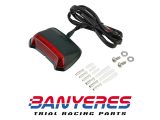 Luz trasera led para motocicleta off road trial y enduro,  2 canales luz posicion i luz freno