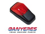 Piloto trasero de Honda RTL 250S años 1985 - 1989 con luz de freno 12V 18/5w medidas largo 106mm ancho 55mm alto 45mm