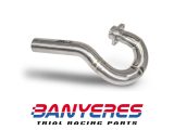 Corba escapament per Yamaha Sherco Scorpa model TY125 material acer inox. Motor Yamaha 4 temps.