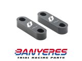 Kit gruixuts elevadores CNC de manillar Jitsie de 10 mm compatible amb manillars de 22,2 mm o 28,6 mm