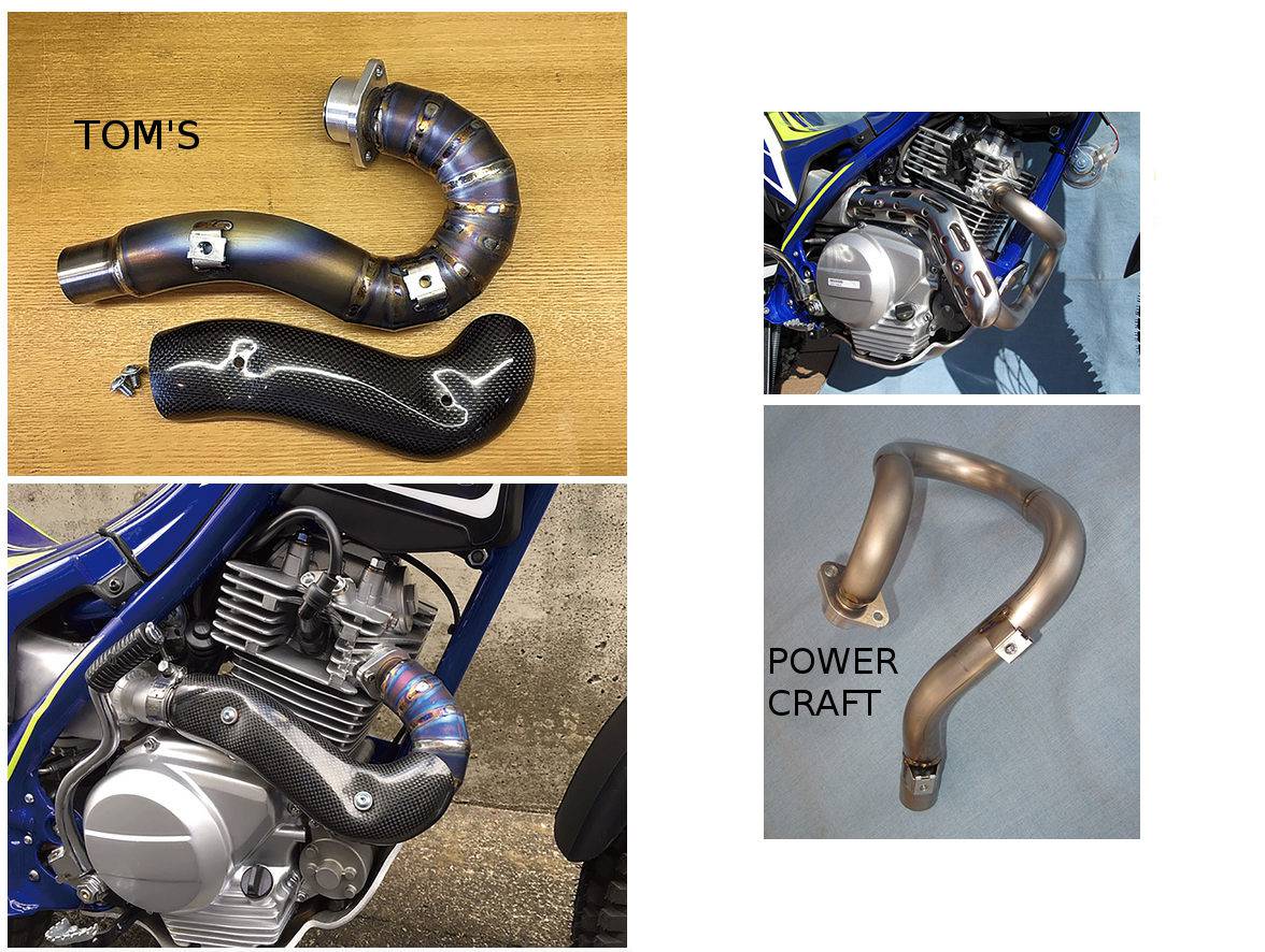 Escape delantero titanio Power Craft para Sherco 125 - 4T modelo largo más suavidad. - Imagen 8