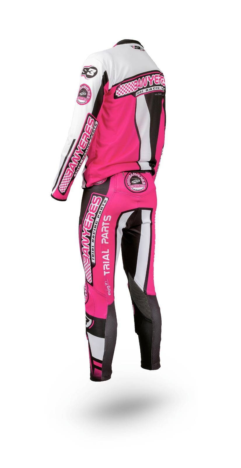 Camiseta manga larga especial trial Jbanyeresparts color rosa - Imagen 7