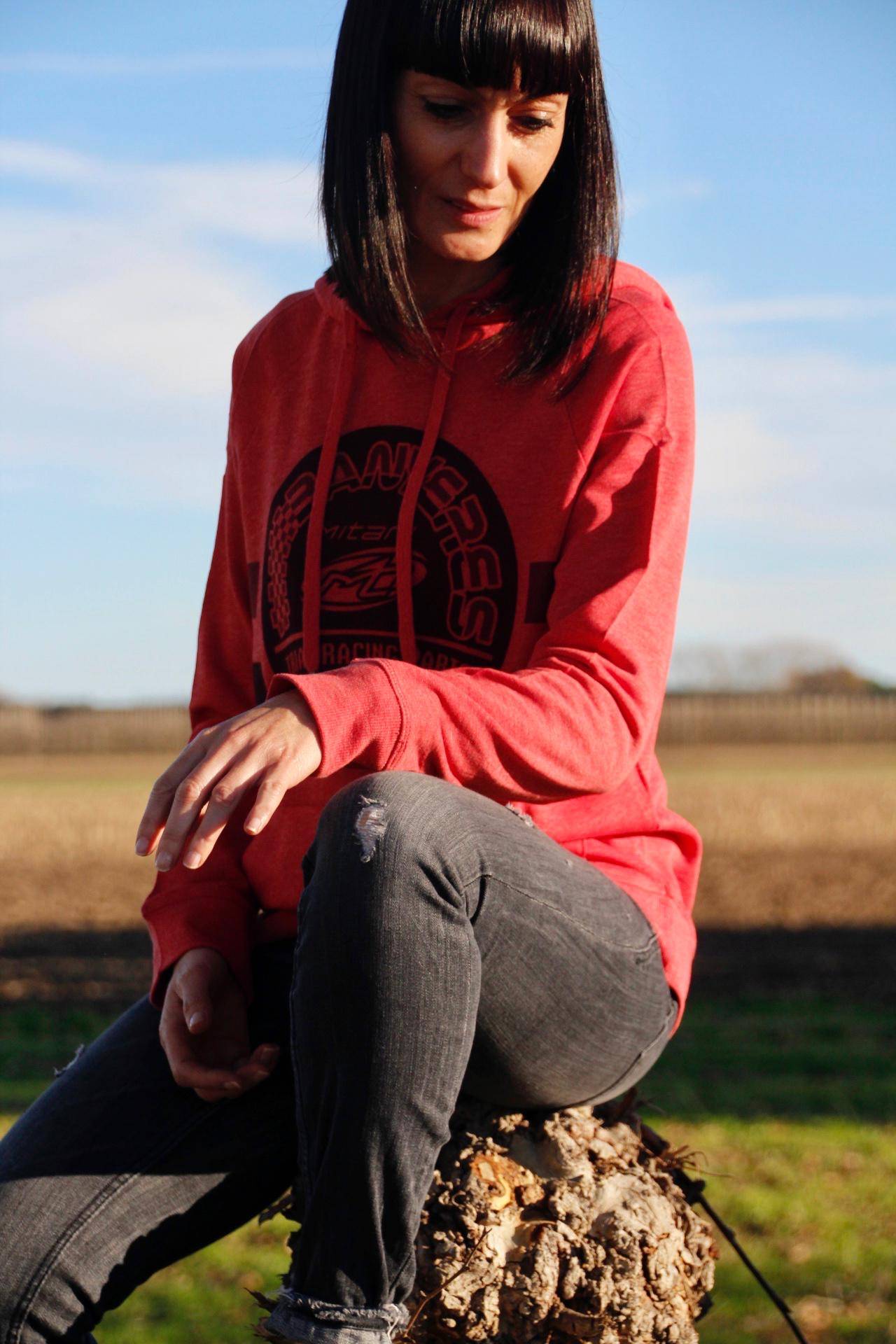 Dessuadora vermella JbanyeresParts talles: XS - S - M - L - XL - XXL - XXXL. - Imatge 6