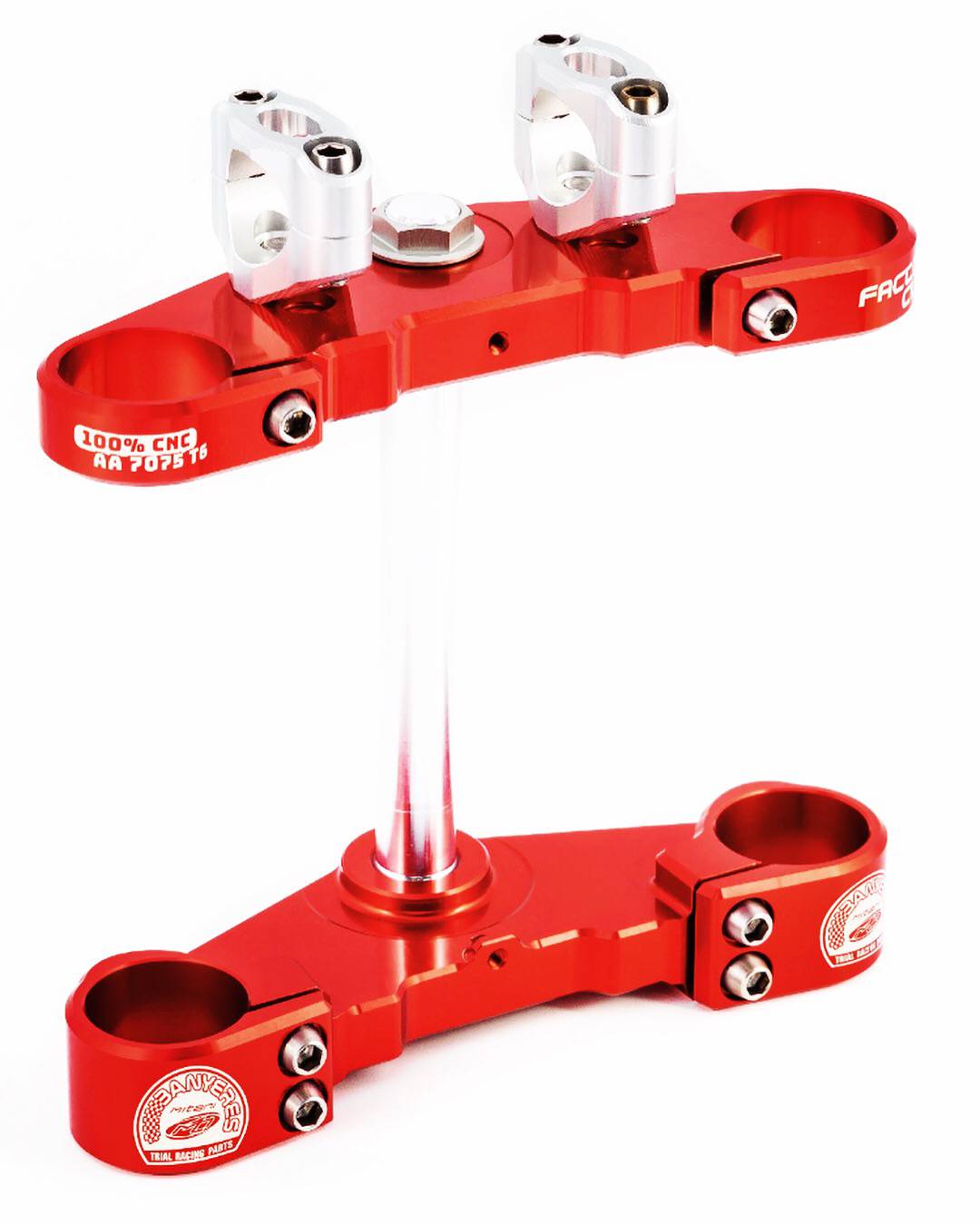 Tijas mecanizadas para Montesa 4RT i Montesa Cota 315R, colores anodizado rojo ho negro. - Imagen 8